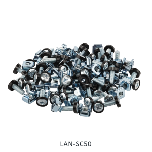 Mounting kit: cage nut, screw bolt and washer